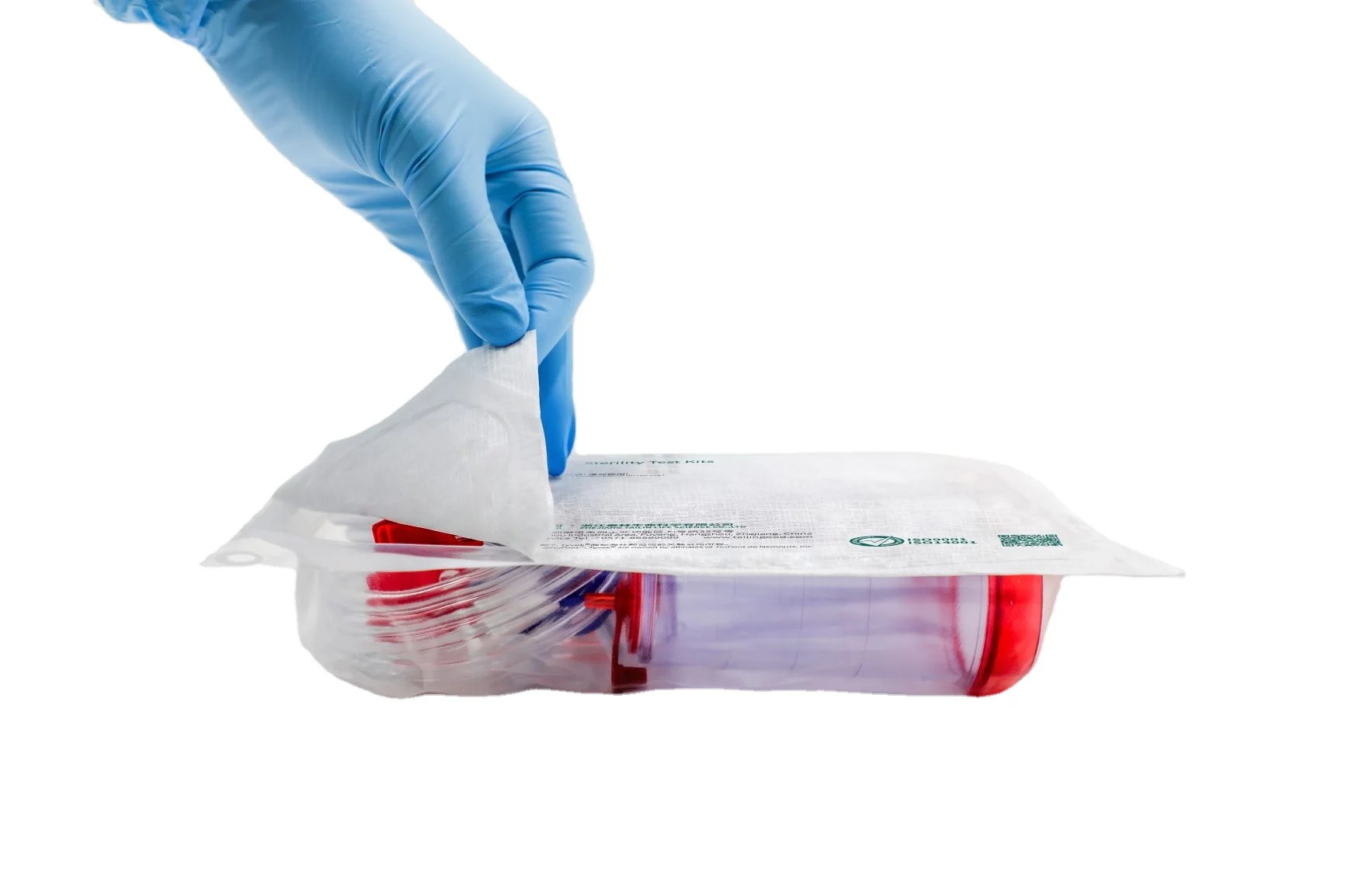 Sterility test canisters for sterile formulations, drugs or products