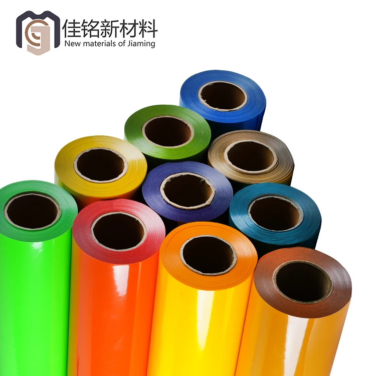 Various Color Reflective Pvc Htv Heat Transfer Film Adhesive Vinyl