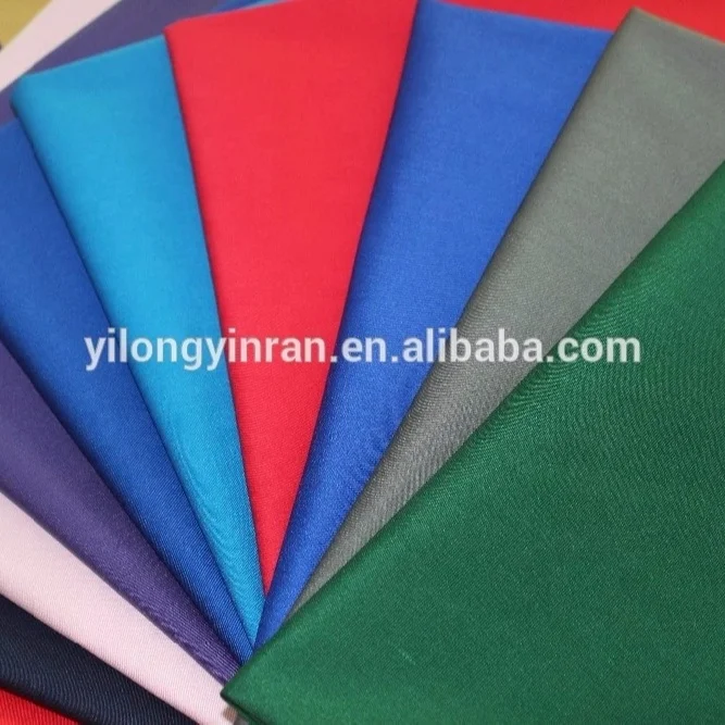 Polyester Cotton Spandex fabric T65/C35 32*32 40D 130*70 TWILL 2/1 Plain dyed WORKWEAR FABRIC (1600097221353)