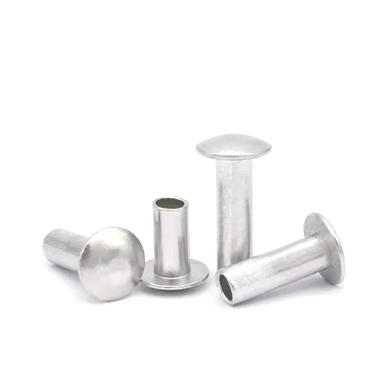 China manufacturer custom solid aluminum rivet high quality solid semi-hollow rivet for furniture manufacturing
