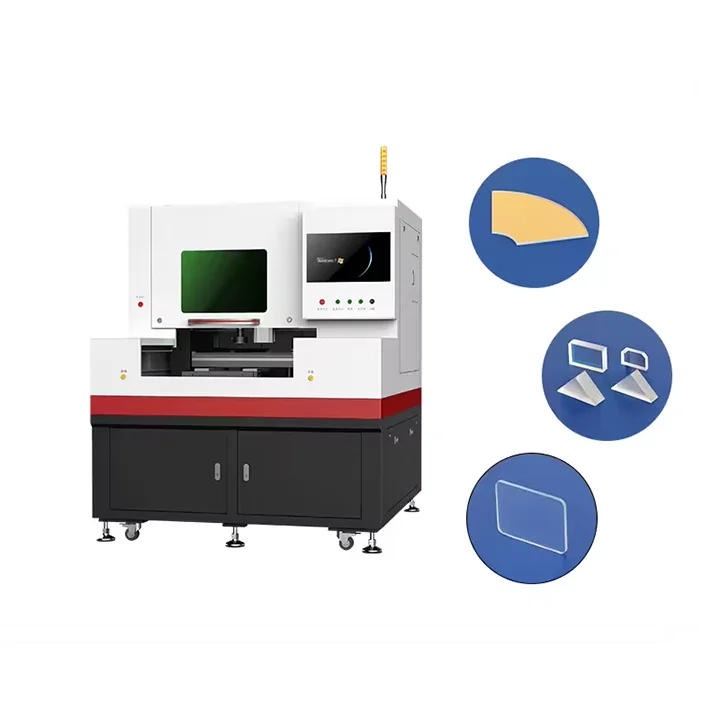 optical glass optical windows lens ultra fast high precision laser cutting and separating machine