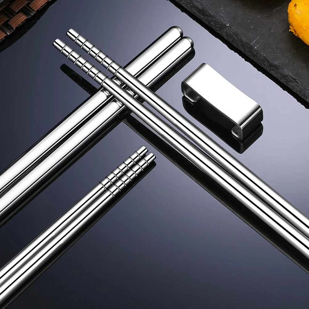 Custom 304 Stainless Steel Metal Hot Pot Ramen Japanese Noodle Long Chopsticks