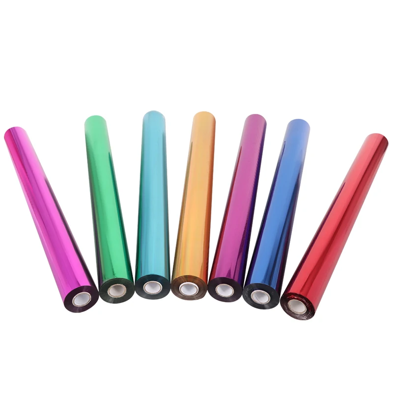 Silver Plastic Holographic Hot Multi Colour Stamping Metallic Hologram Foil