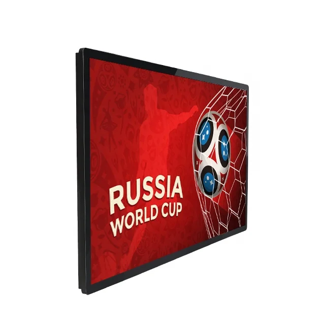 
Customized 43 Inch LCD Display Capacitive Touch Screen Wall Mounted Ultra Thin Wifi TFT Monitor 