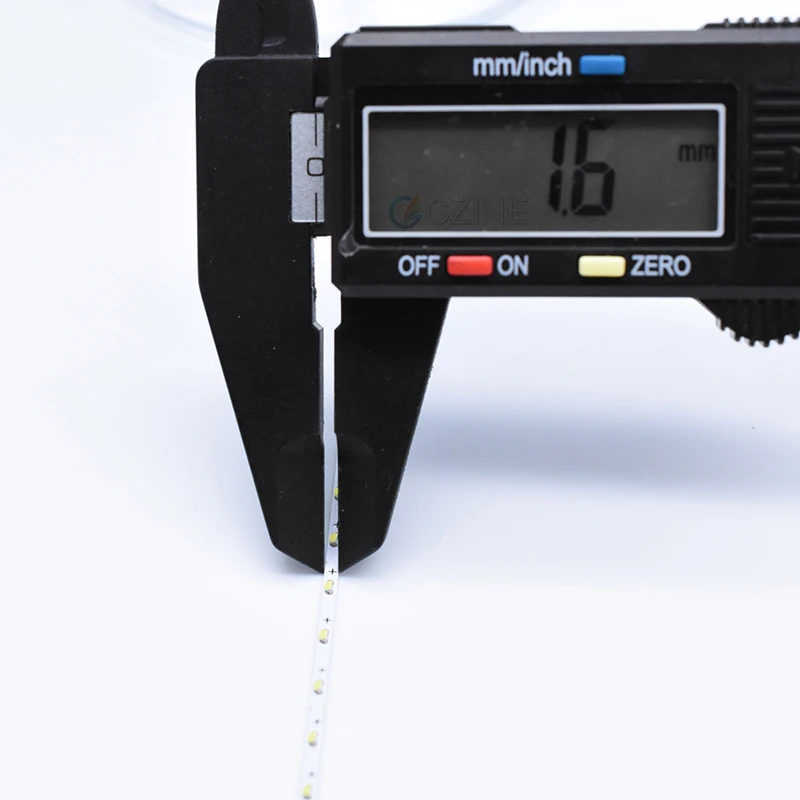 CZINELIGHT 3V 1.5mm 138leds/meter 0603 led strips white green blue yellow red SMD0603 leds strips IP20