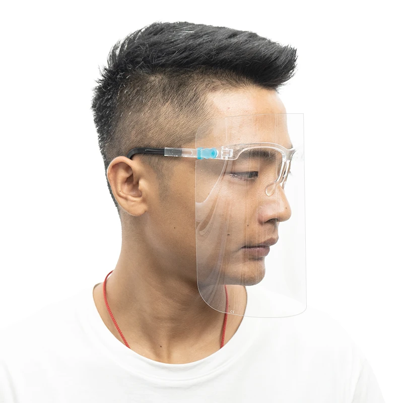 Wholesale Transparen Full Protective Faceshield Plastic Face