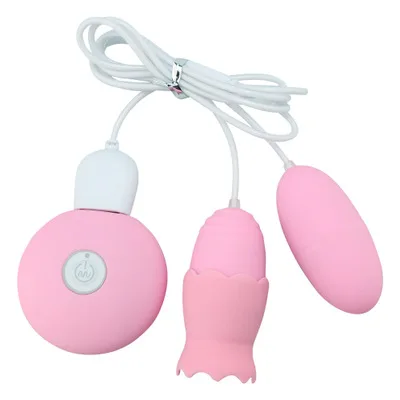 
Tongue wireless remote control USB rechargeable massager Waterproof vibration rod 