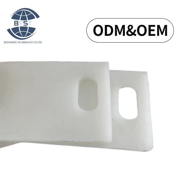 High Quality Non-Standard Custom White HTV RTV MQ VMQ PVMQ Pad & Square Silicone Rubber Pad