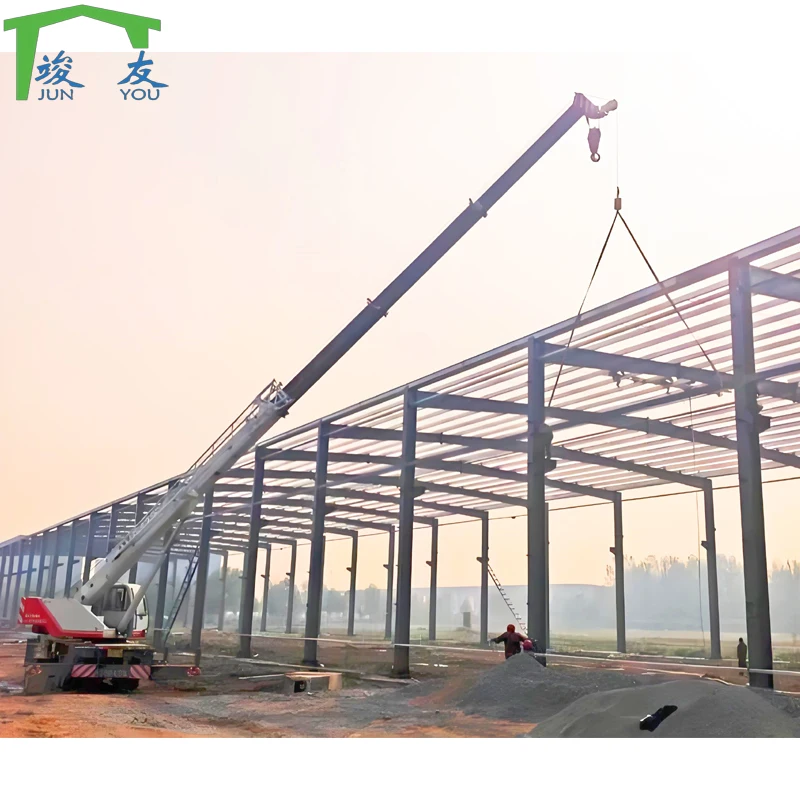 Free design prefabricated steel structure building workshop widely used for warehouse steel frame construction building workshop