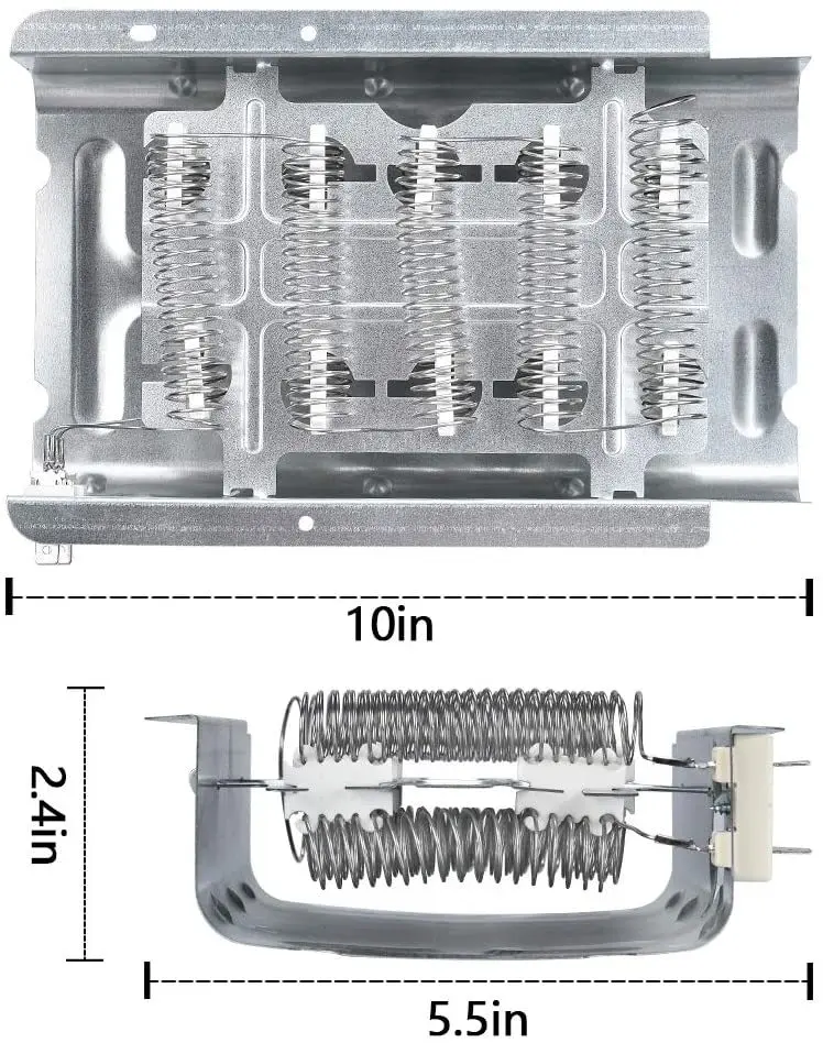 279838 AND 279816 Dryer Heating Element and 3392519  fuse Combo  3387134  Thermostat for dryer parts