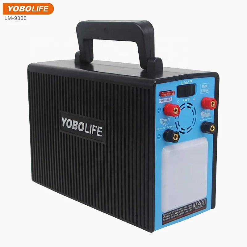 Portable Solar Lighting System Outdoor Multi-Device Power Bank AC Outlet for All Devices 240Wh 300Watt Solar Panels