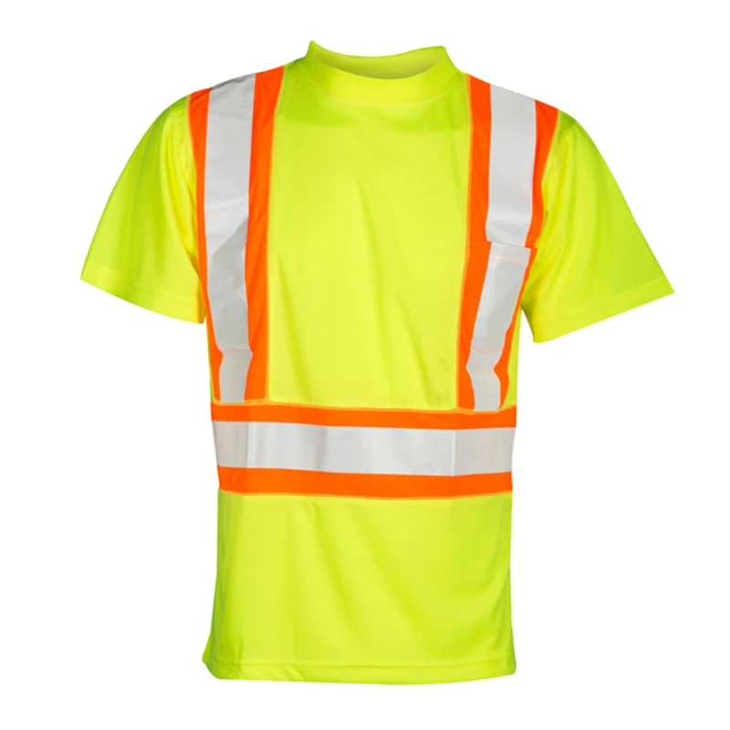 Kishigo Flat Stitch Panels Class 2 T-Shirt 9120 Lime | 9121 Orange