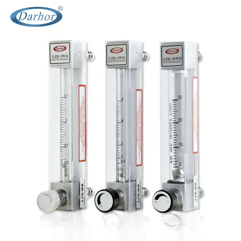 Поворотный расходомер DK800 2.5% из боросиликатного стекла, расходомер для аммиака, озона, водородного газа, химический расходомер