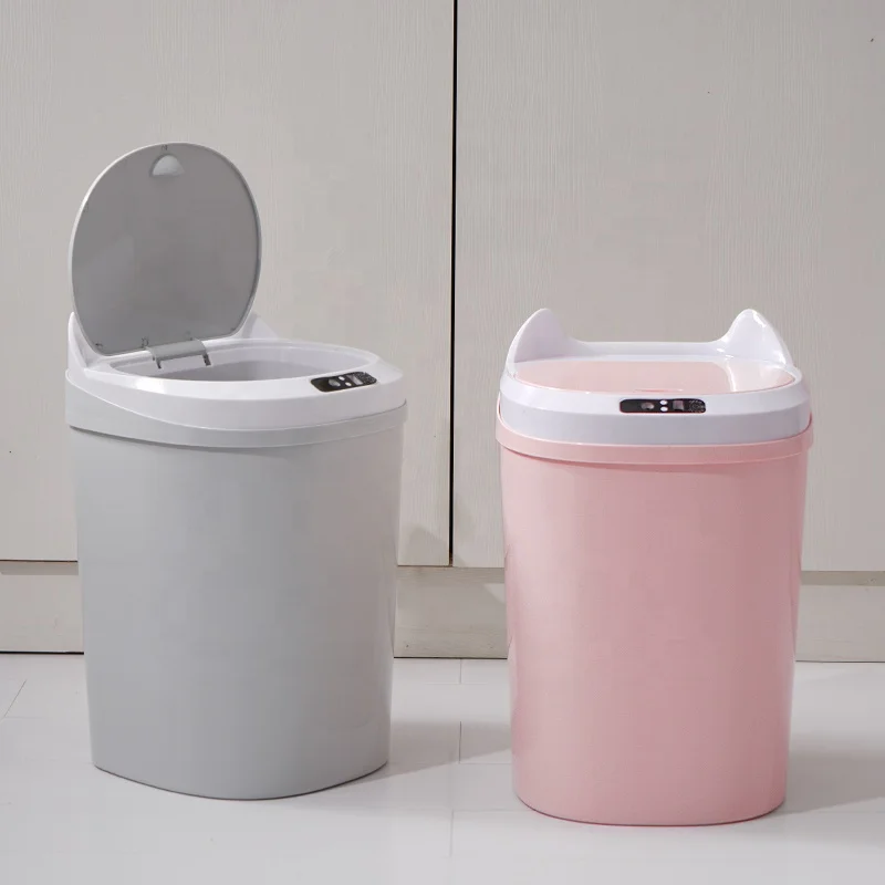 Intelligent Automatic Touch-Free Induction Rechargeable Dustbin Smart Waste Bins Trash Can