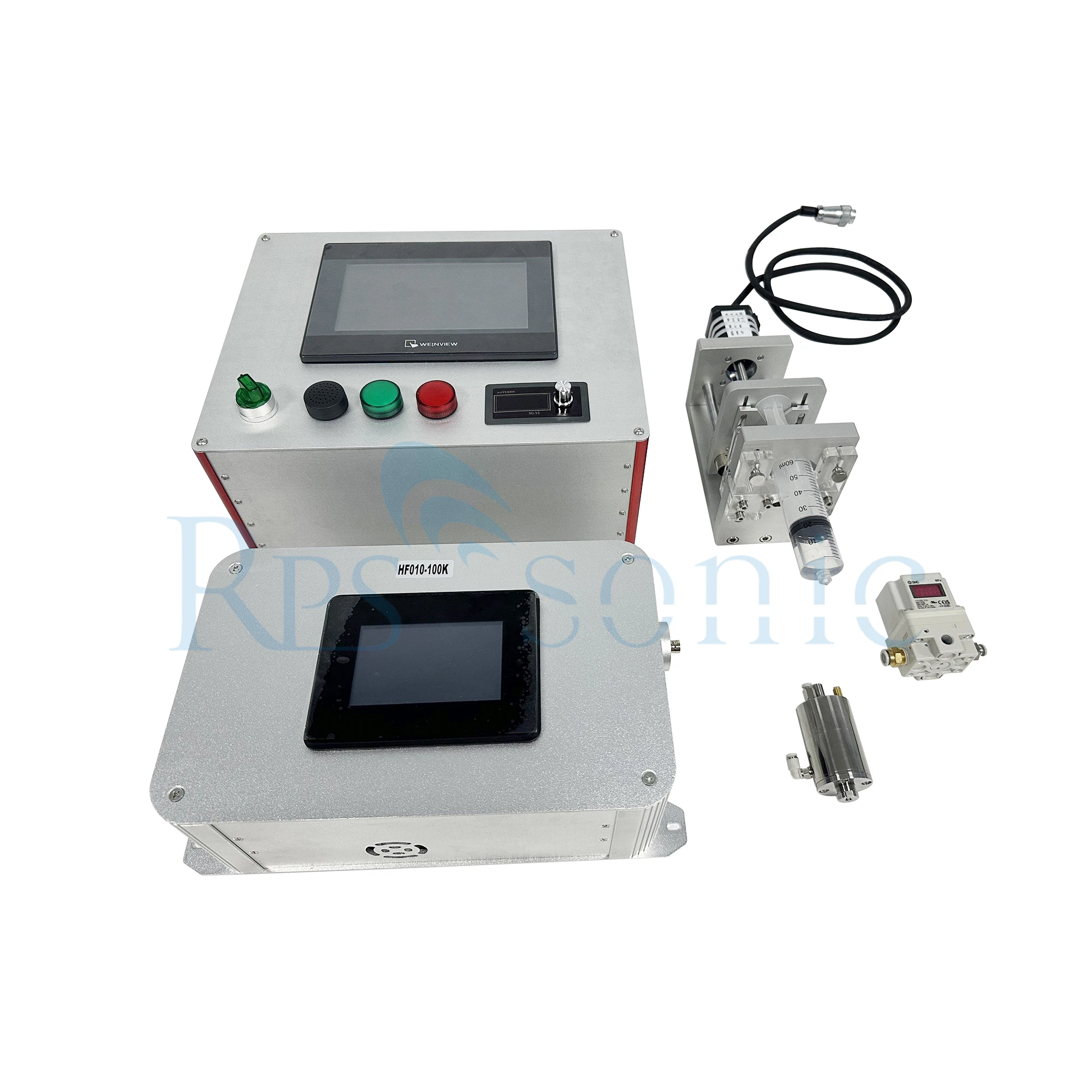high frequency 100k ultrasonic spray nozzle coating machine for glue atomizing