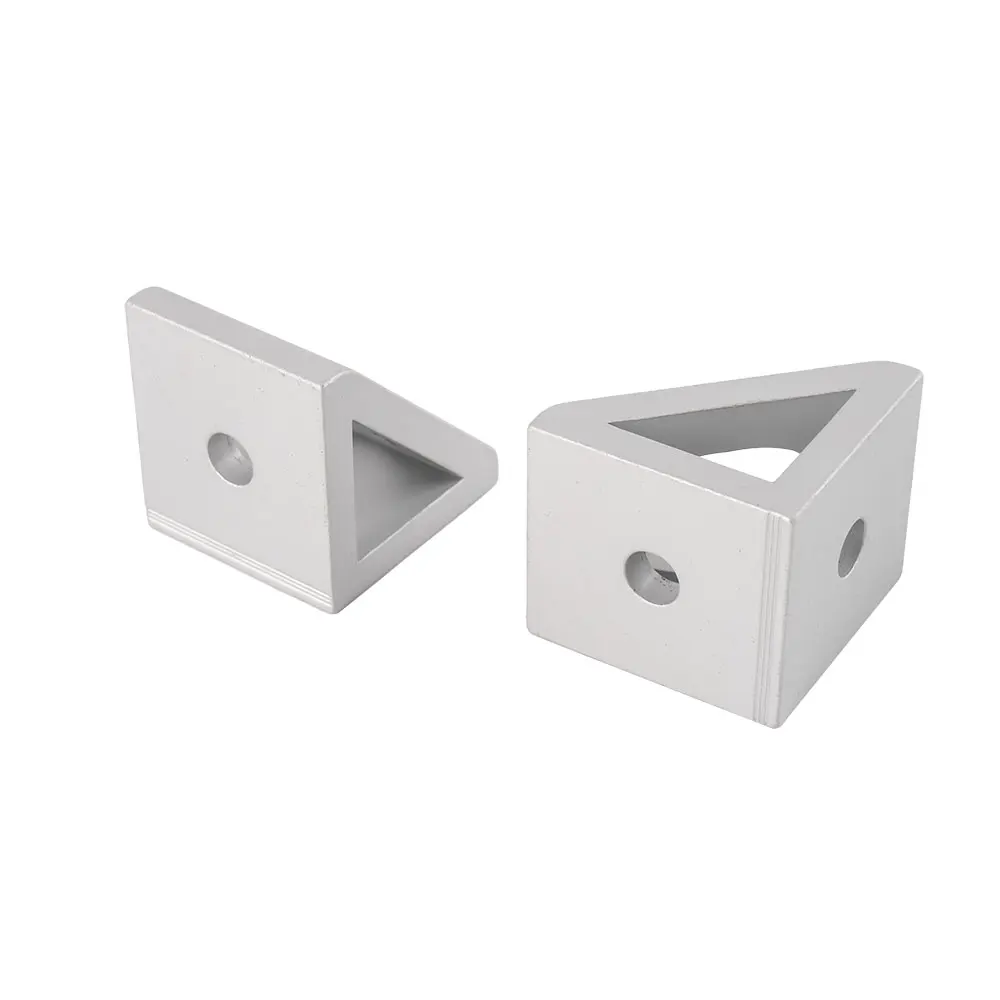 Wholesale Aluminum Alloy Metal Inside Corner Gusset Angle Bracket Connector for 3030 4040 Series Aluminum Profile
