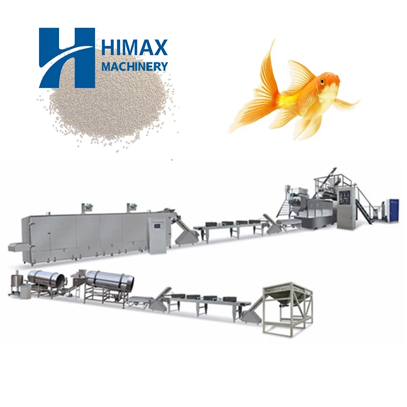 Automatic Floating and Sinking Aquatic Feed Production Line Fish and Shrimp Feed Extruder