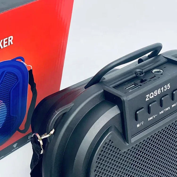 2022 Wholesale Scalable Subwoofer Bass Colorful Led Speakers Waterproof Wireless Stereo Blue tooth Sound Box Speaker