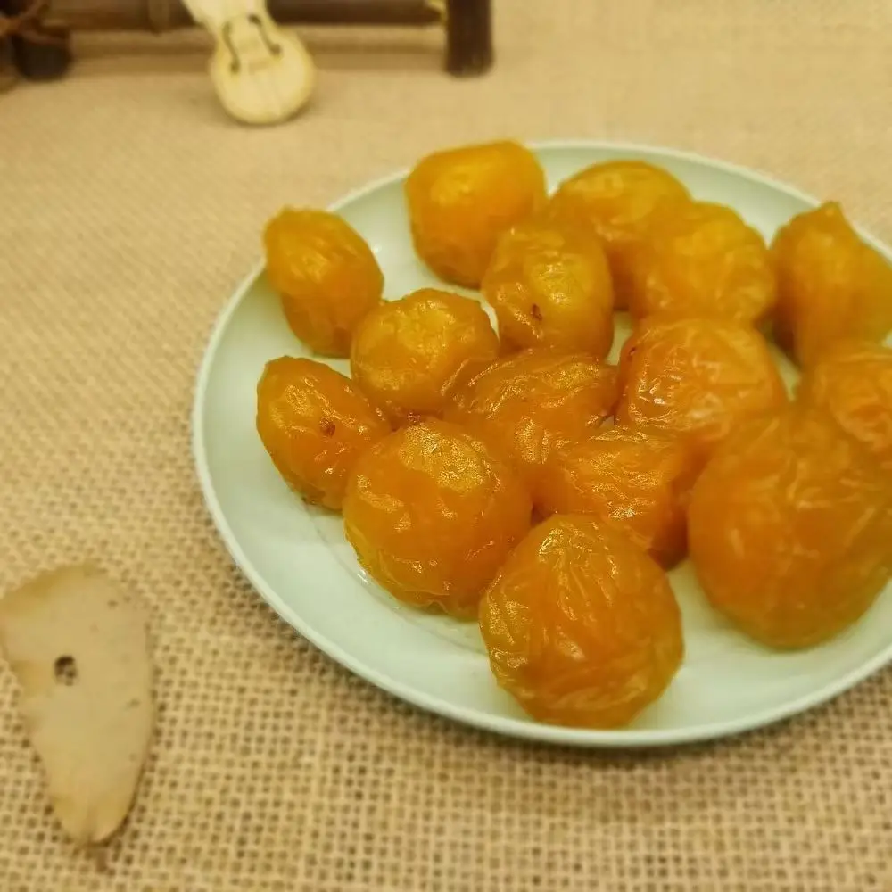 Honey Yellow Preserved Plum Dry and Syrup Processed Elegant Style
