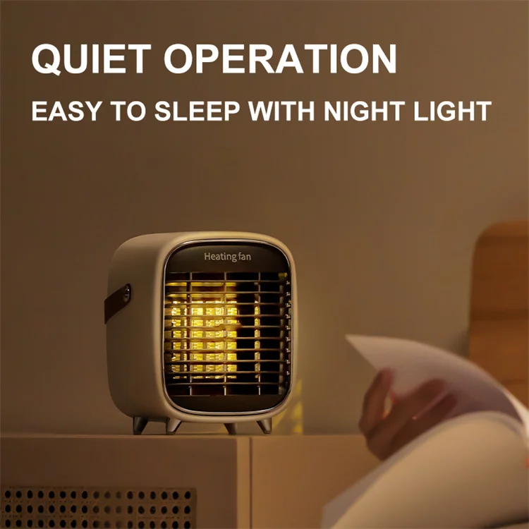 Desktop Office Space Heater Fan Hot Wind Warmer Machine for Winter Air Heating PTC  Home Fan Heater