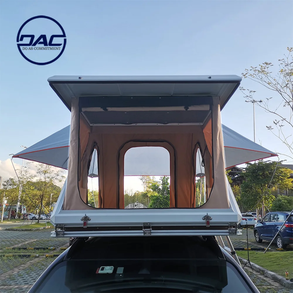 Waterproof Pop up Automatic Outdoor Hard Shell Camping Rooftop Tent For Vehicles