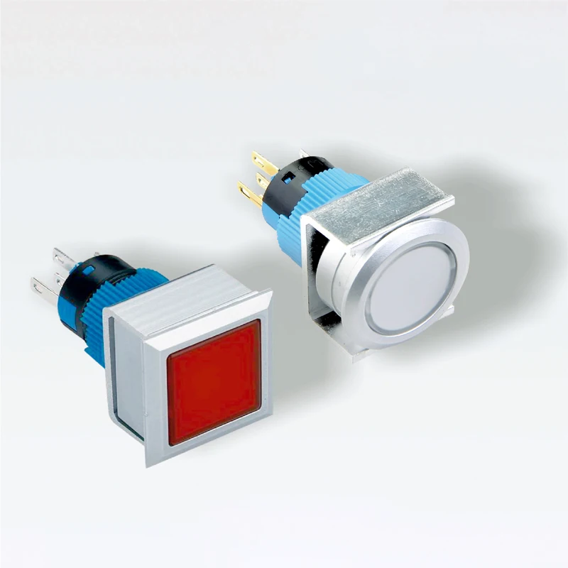 Водонепроницаемый антивандальный металлический кнопочный переключатель YUANKY AC/DC