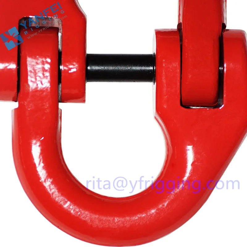 Alloy Steel G80 Connex Connecting Link for Lifting Chains, Coupling Link Hammerlock