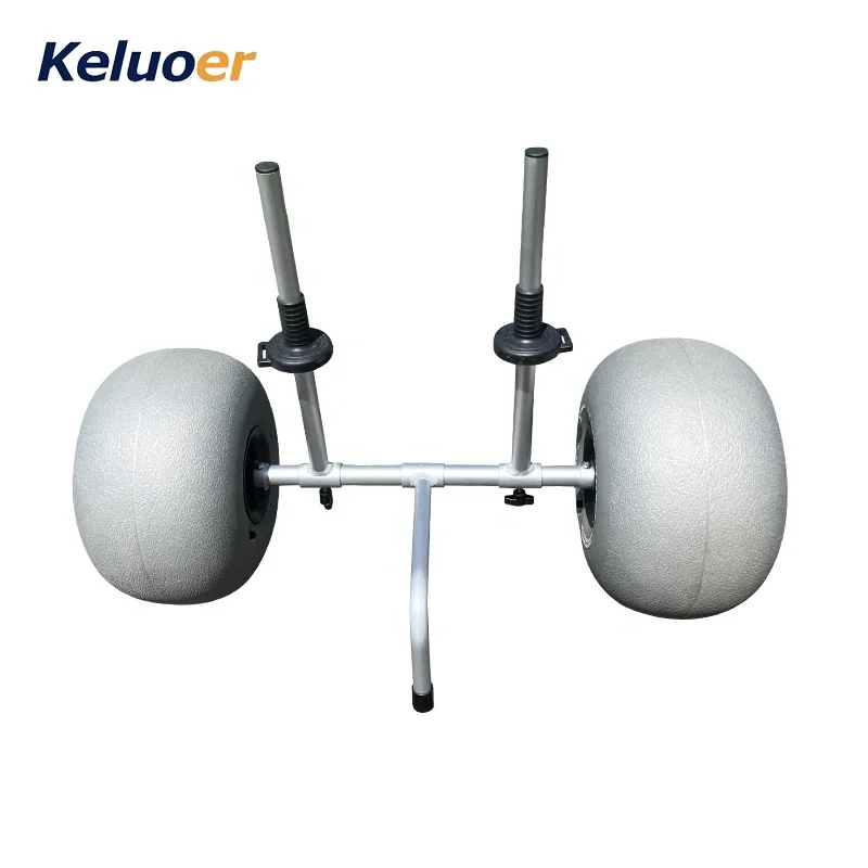 Kayak Canoe Trailer Two Wheel Trolley Pulling Boat Boat Cart Placement Stand
