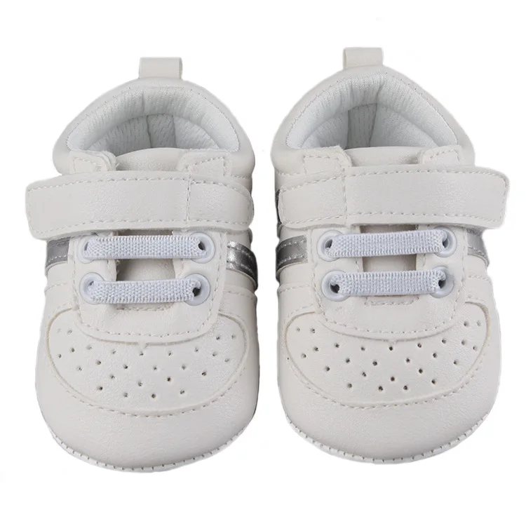 Wholesale Toddler white waterproof casual new born leather mary jane  boy girl baby shoes