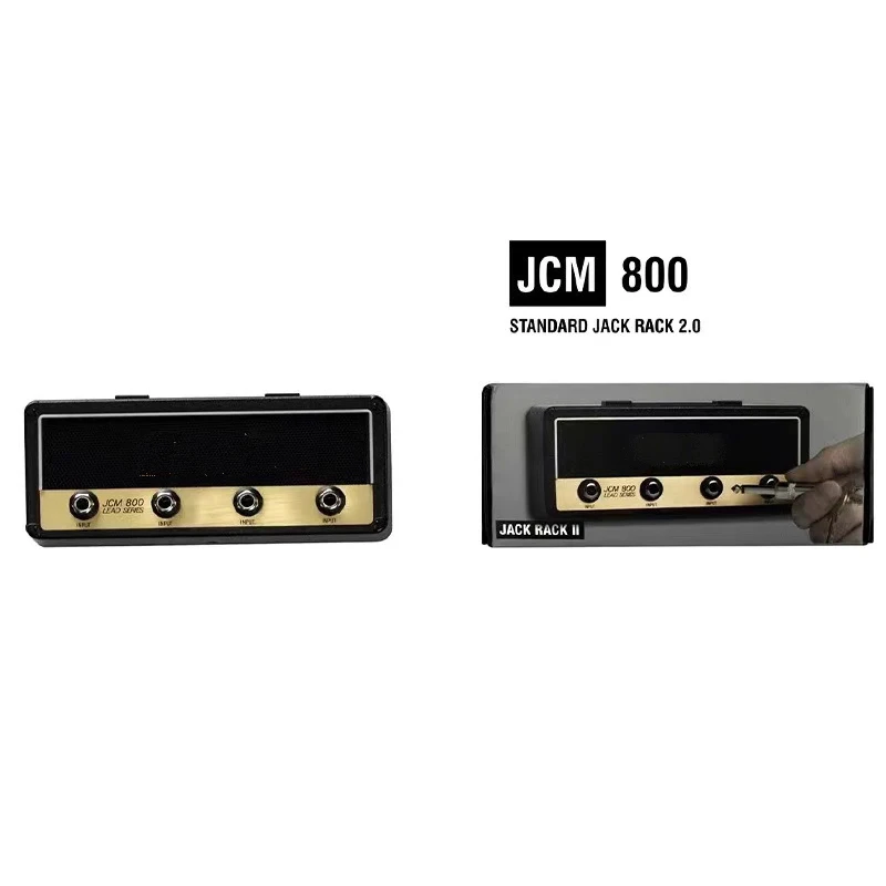 Customized Logo JCM800 Key Storage Rock Guitar Key Rack Vintage Amplifier Keychain Holder Storage Box