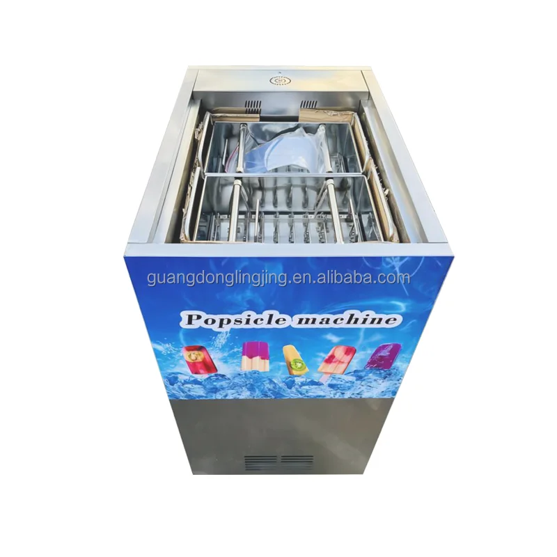 2 Molds Commercial Ice Cream Popsicle Maker Ice Lolly Making Machine For Snack Business