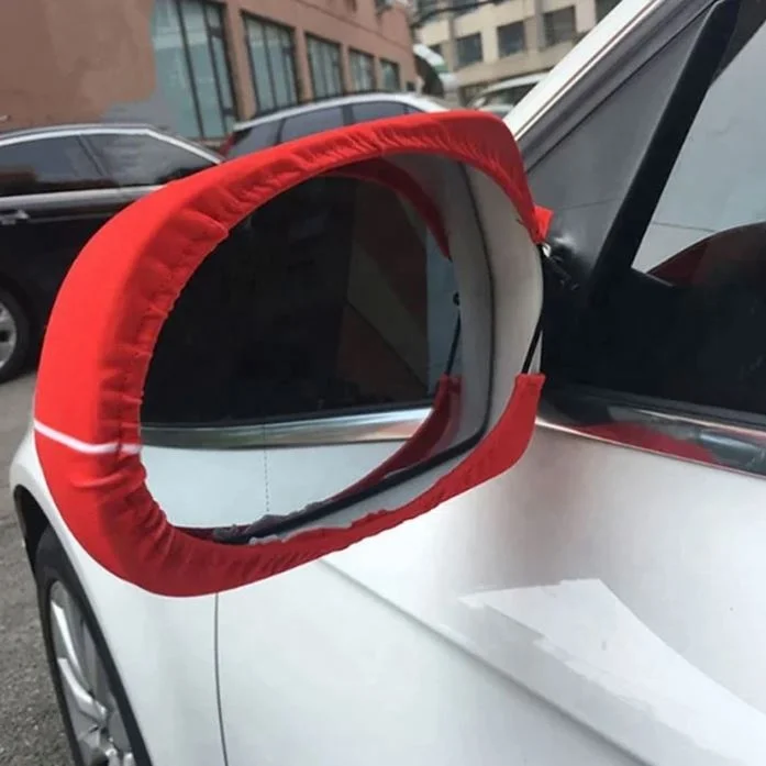 China Manufacturer Fast Delivery Spandex All Countries Flag Custom Logo Printed Car Mirror Covers For Car Side Mirrors