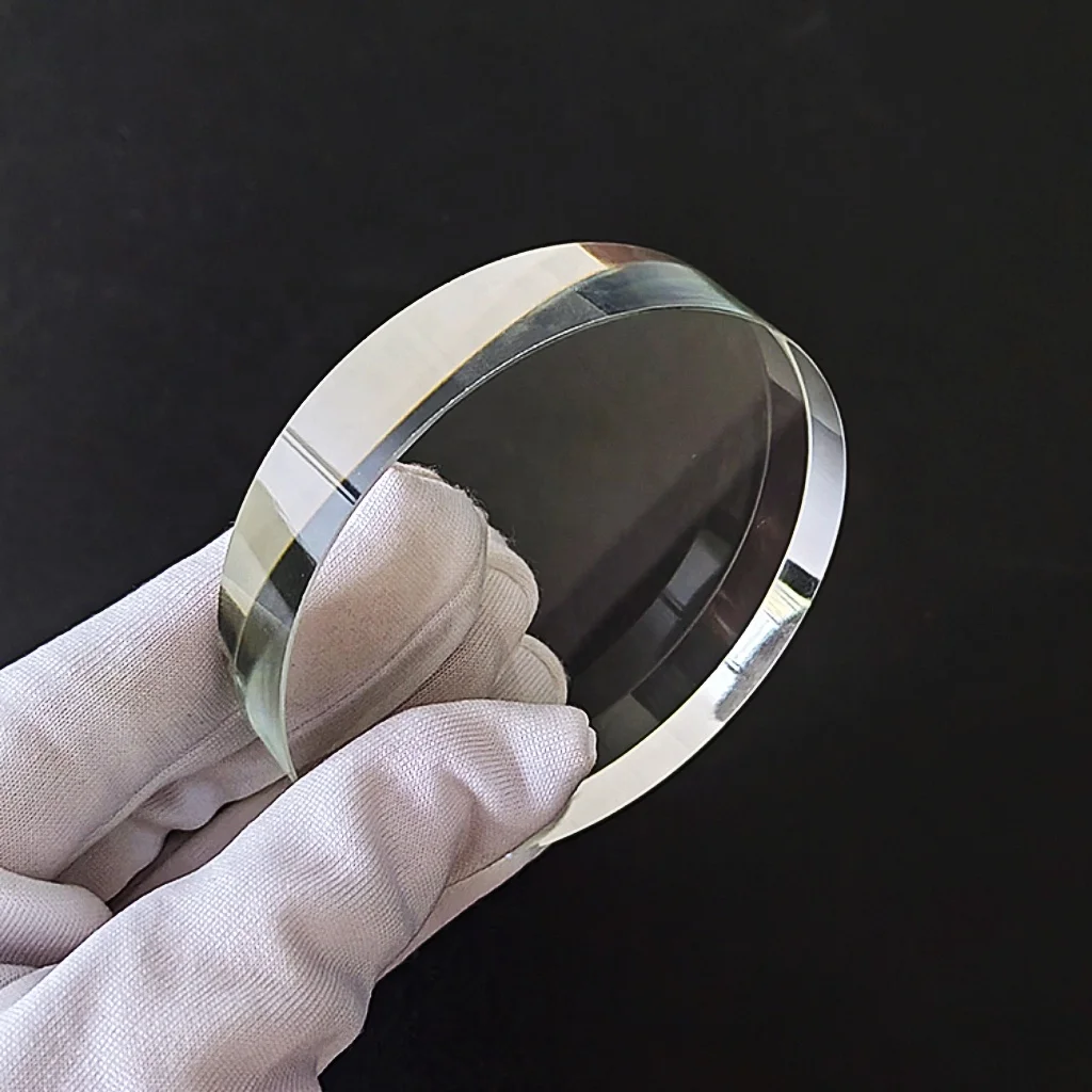 Round Plate High Tempered China Pressed Transparent Round Borosilicate Sight Glass