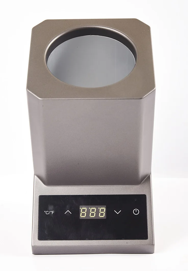 Gray housing Portable Electric Thermoelectric Single Bottle Wine Cooler Chiller