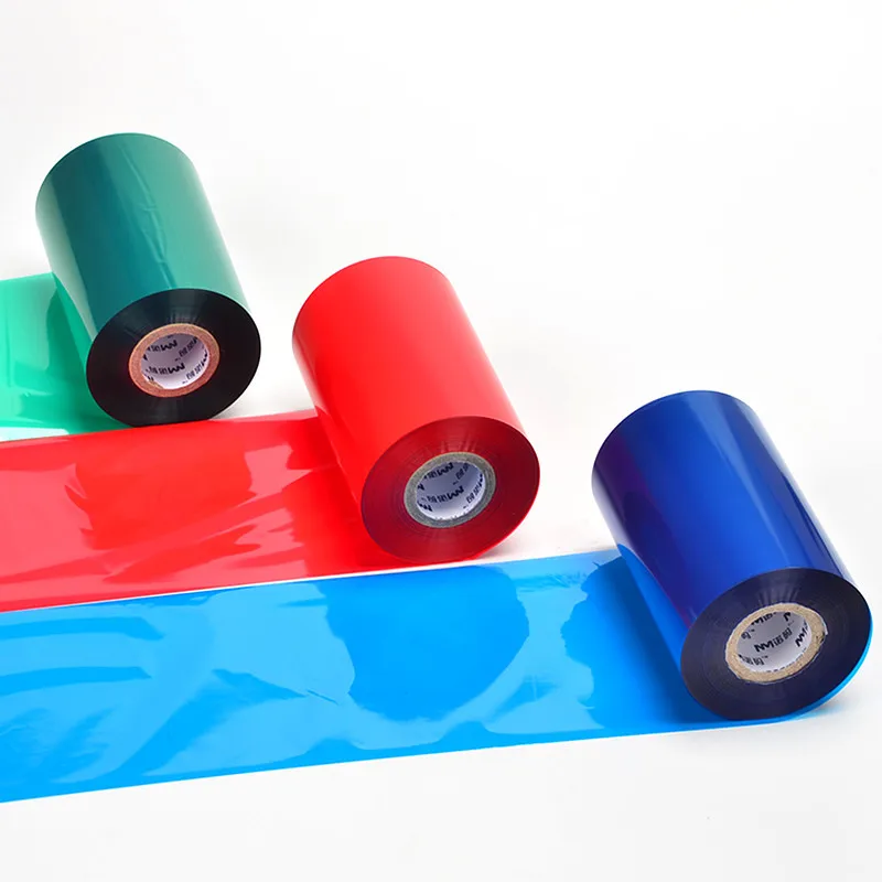 CISON Colorful resin ribbon red green blue yellow white pink TTO TTR foil printing