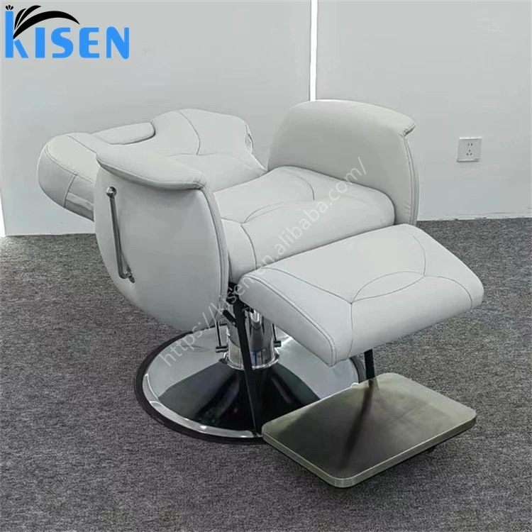 Kisen Newest Beauty Barber Styling Barber Supplies Chair Equipment Barber Chair Hydraulic Pump For Hair Beauty Salon For Men Use