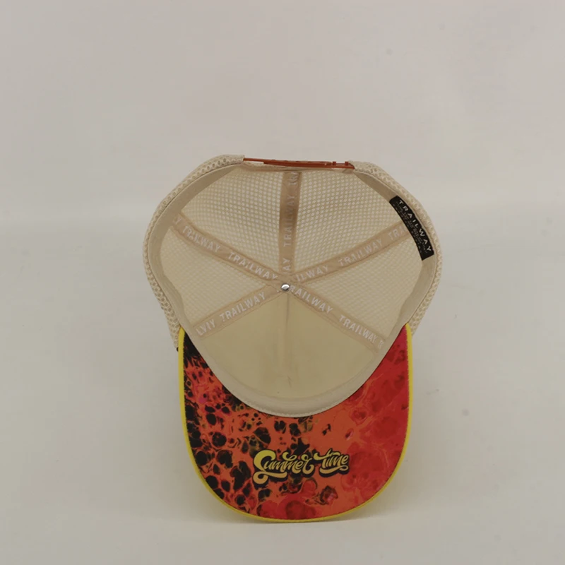 Hot Sale custom 3d puff embroidery mesh trucker cap women men printing trucker cap foam trucker hats