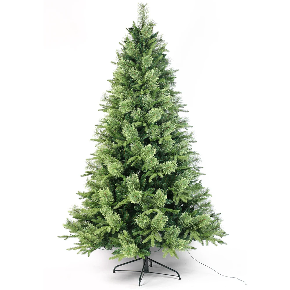 6ft Pre-Lit Artificial Holiday Christmas Tree with Warm White Lights Premium Hinged Spruce Xmas Tree with 800 Branch Tips
