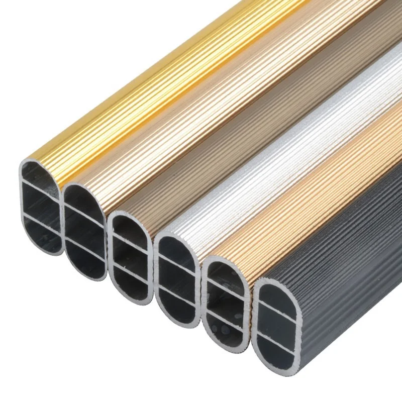 European quality aluminum tube furniture hardware aluminum profile closet aluminum rods