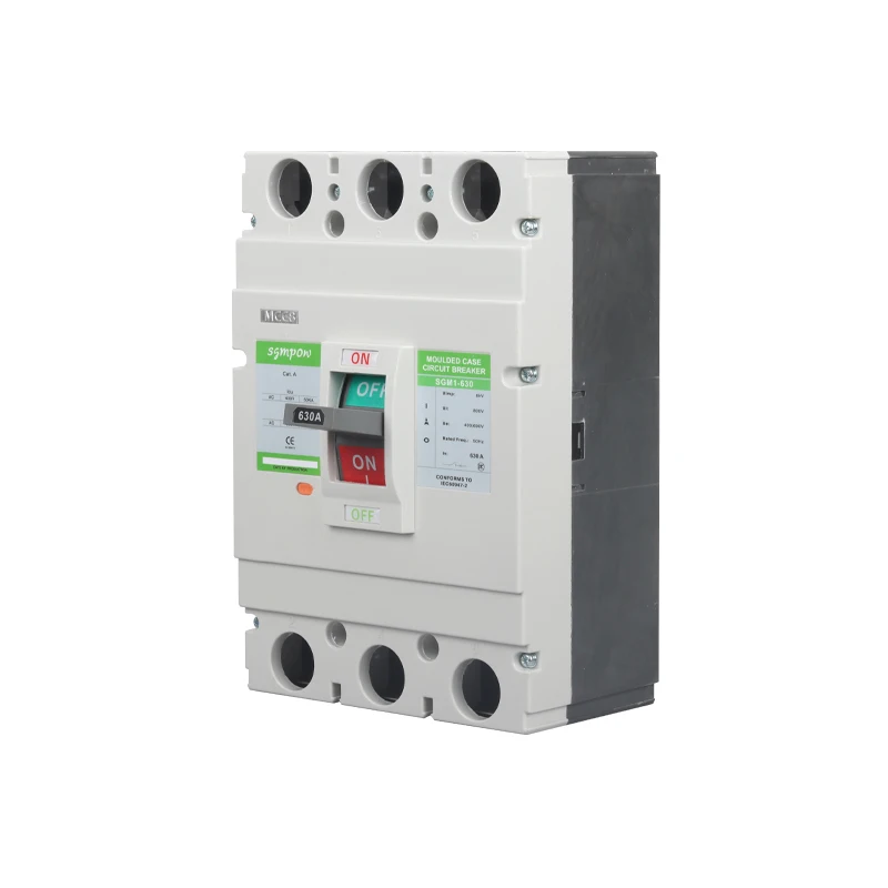 High Quality  CM1 type 3P Mould Case Circuit Breaker  SGM Power SGM1-630  630A