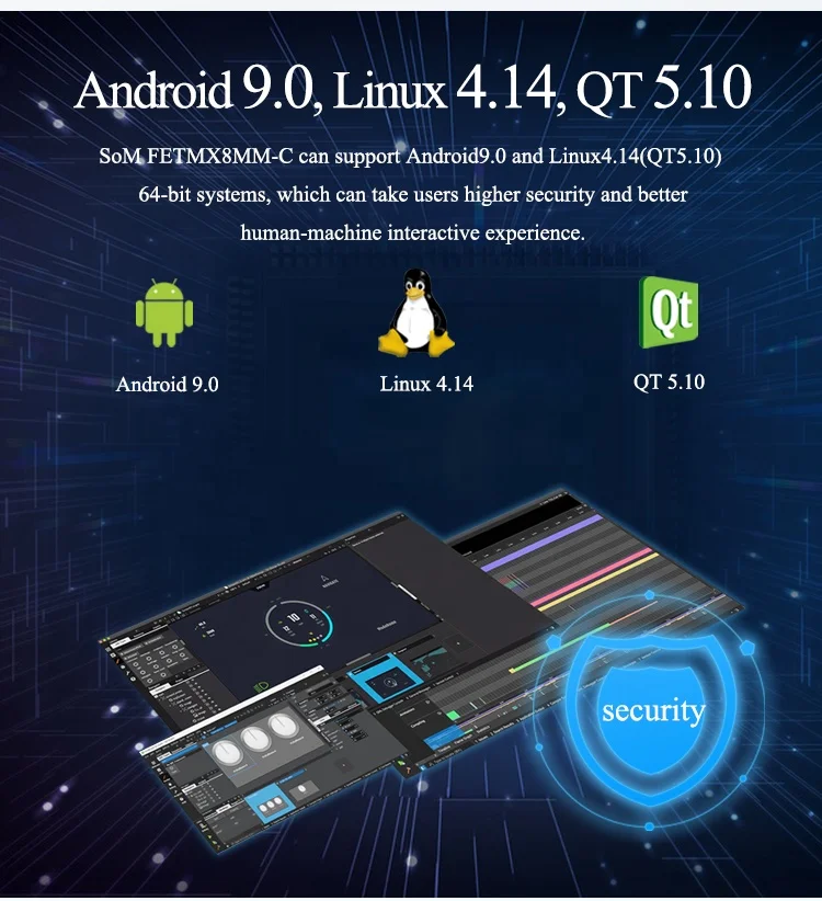 Встроенная система Android9.0 IMX8 макетная