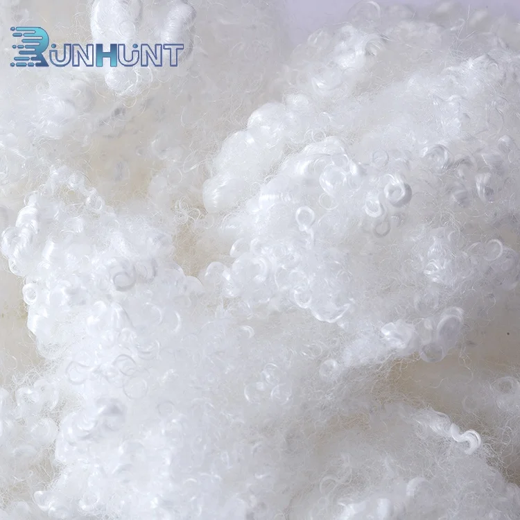 Polyester Short Fiber Manufacturer Wholesale Siliconized 3D Hollow Conjugated Polyester Staple Fiber For Sofa Fill