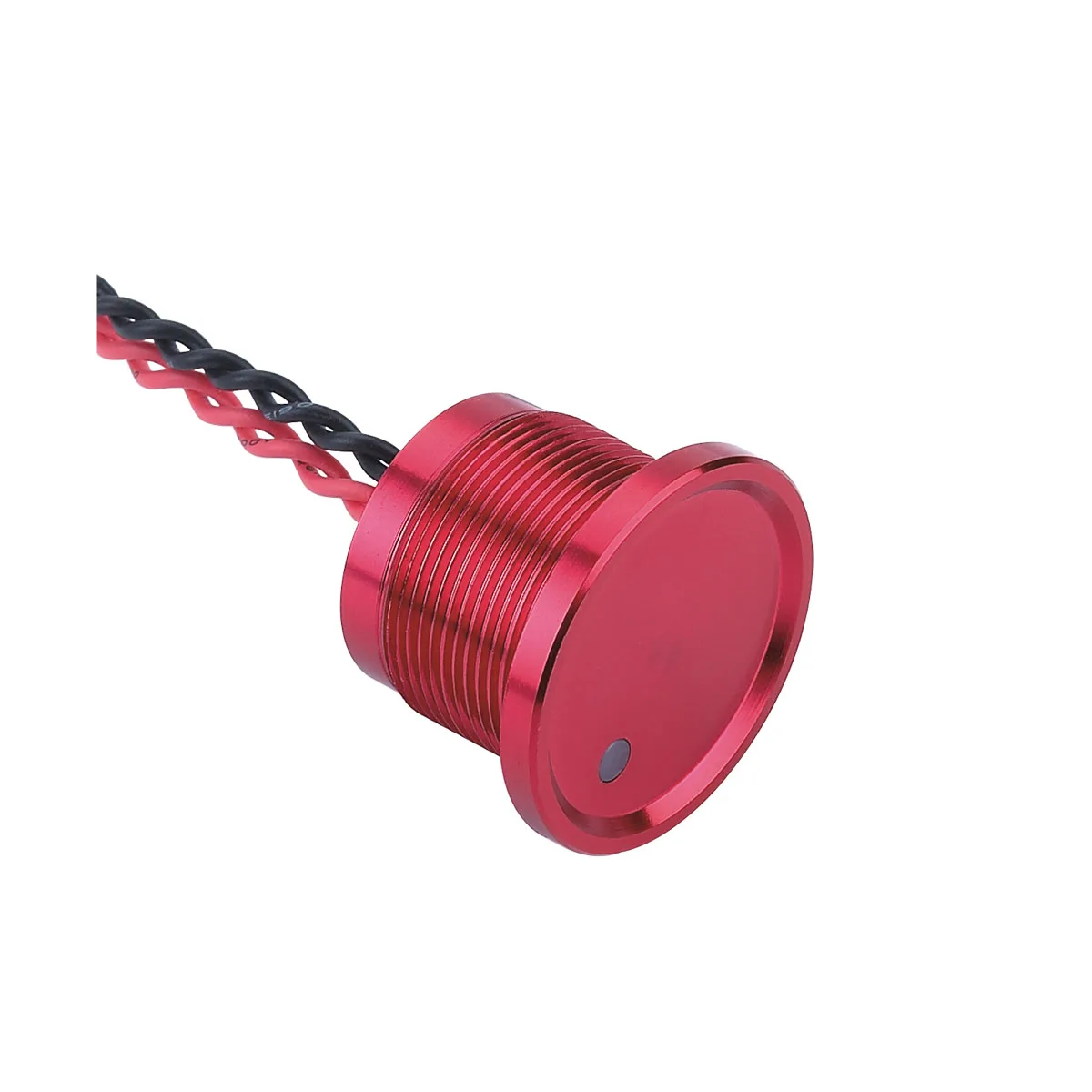 Металлический пьезоэлектрический переключатель, мгновенный/кружевной светодиодный светильник, микро-переключатель с подсветкой, 22 мм, IP68