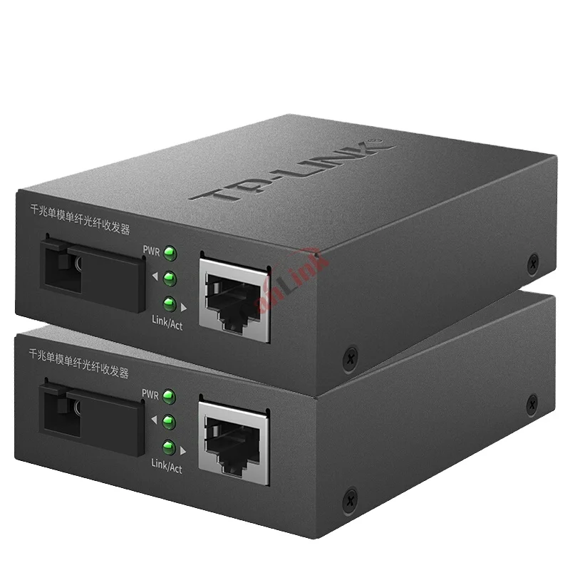 1000M 1SC+1GE TL-FC311A-3 + TL-FC311B-3 fiber transceiver SM single-fiber SC interface fiber optic media converter