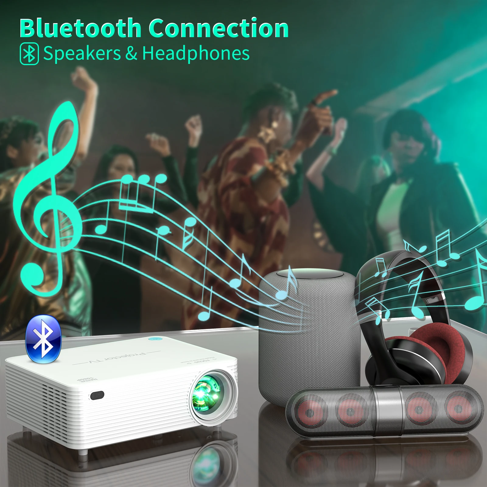 Hot Mini 4K  Short Throw Portable Wanbo A30 Projector OEM/ODM HD Projector FHD 3D Home cinema USB Projector