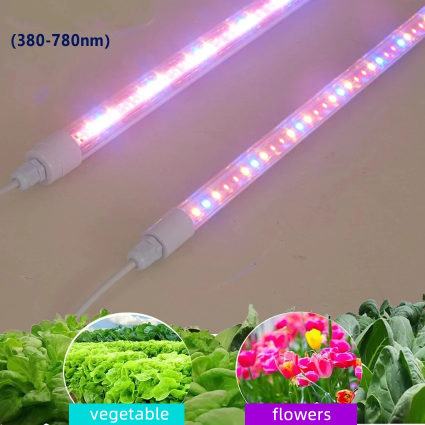 t5 t8 led grow light for plants Full Spectrum indoor full spectrum three veg grow led light plant with uv
