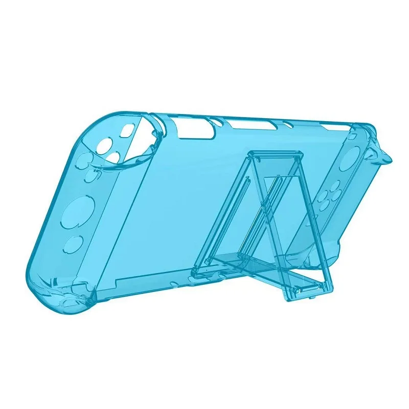 Crystal case with stand for switch oled