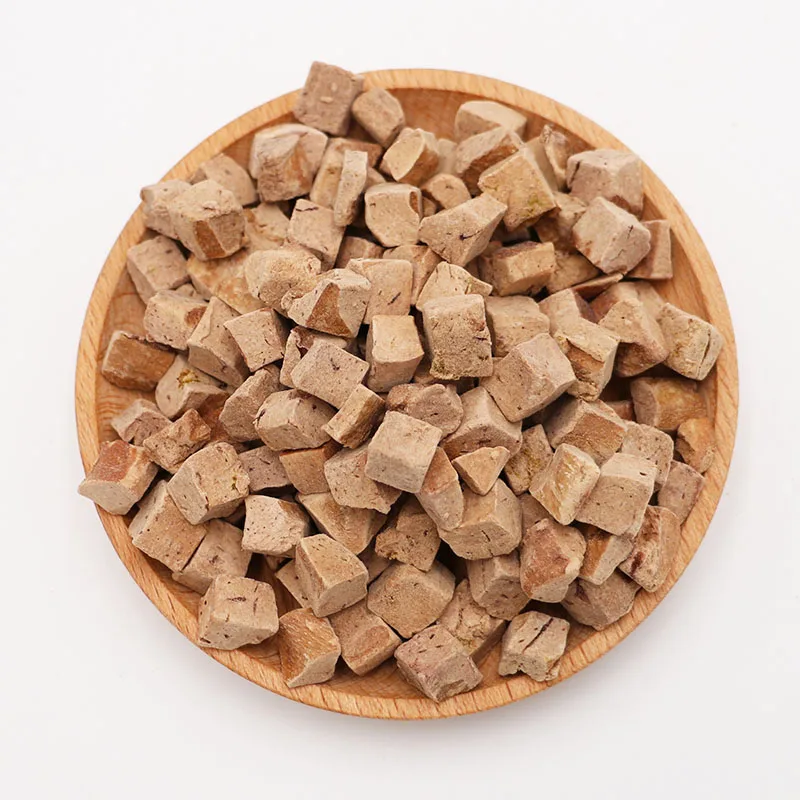Hot selling natural healthy freeze dried duck liver pet snacks cat and dog food