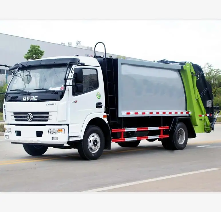 
Hot sale new designed Dongfeng 8 cbm 4x2 Refuse Garbage Trash Compactor Waste Management Truck 