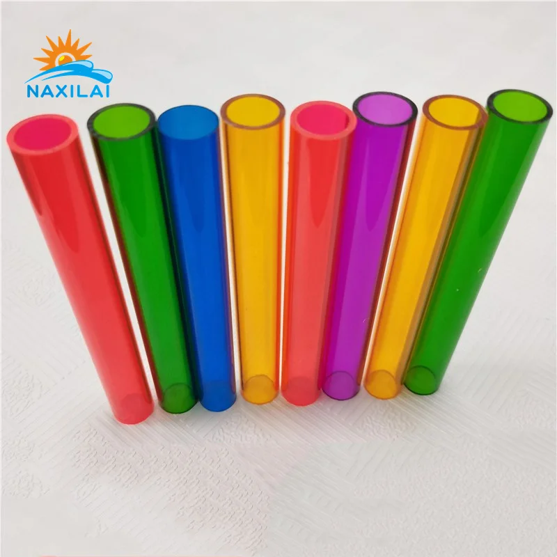NAXILAI round polycarbonate led diffuser tube blue led tube polycarbonate 8 polycarbonate tube